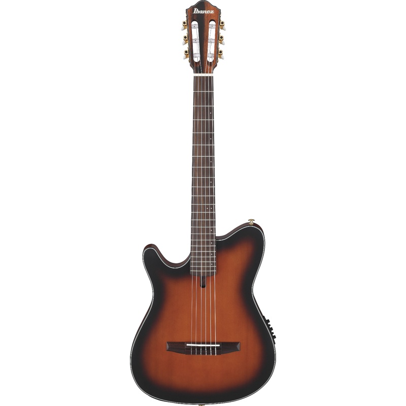 Ibanez FRH10NLBSF Left Handed Acoustic Electric Guitar (Brown Sunburst Flat)