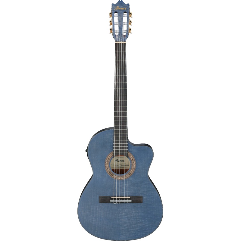Ibanez GA5FMTCEOB Acoustic Electric Guitar (Open Pore Blueberry)