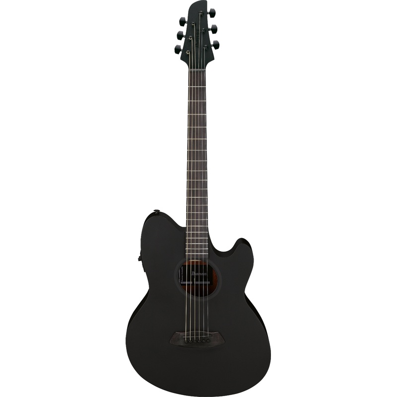 Ibanez TCY621BOT Acoustic Electric Guitar (Black Out)