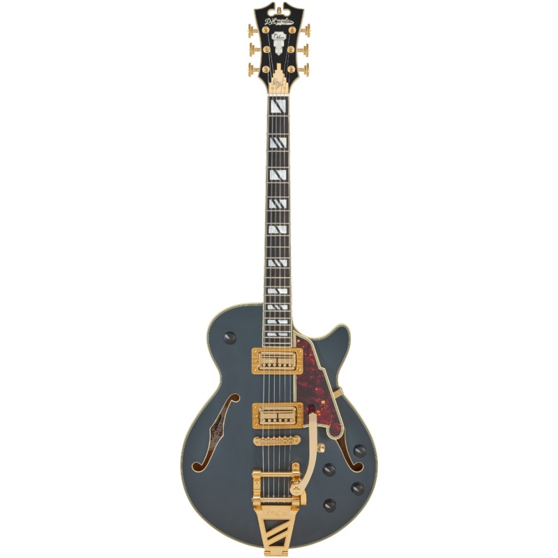 D’Angelico DADSSBW3MTS Bobby Weir 3 Semi Hollow-Body Electric Guitar (Matte Stone)