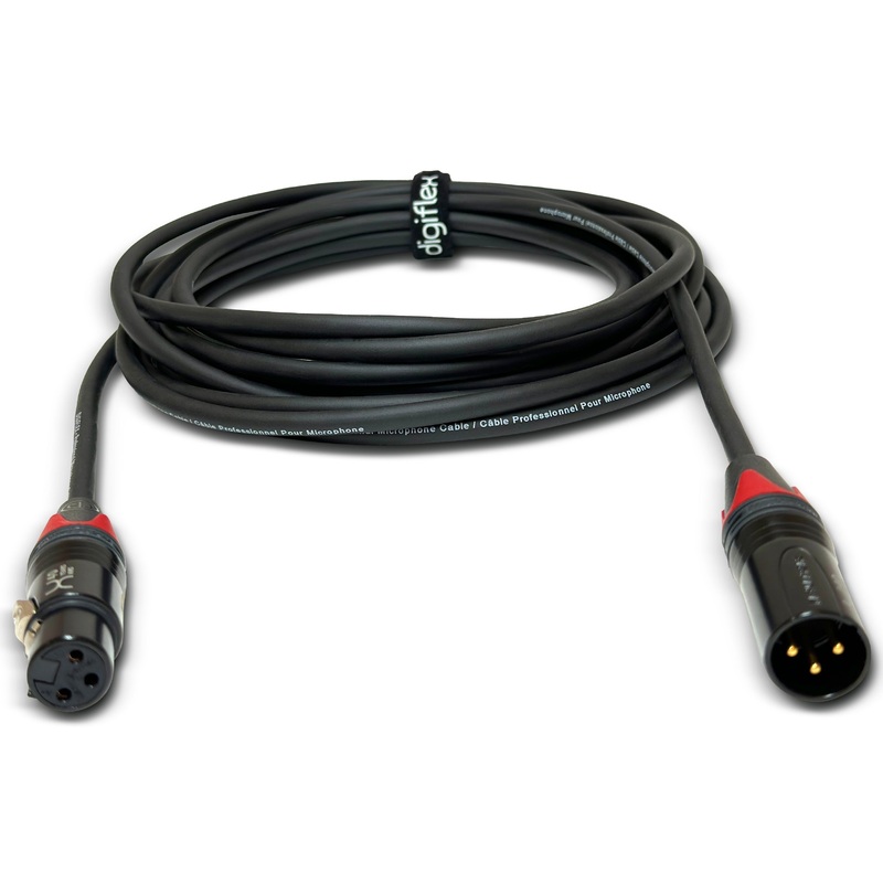 Digiflex NXX40 Limited Edition Ruby Anniversary Series XLR Microphones Cables – 10ft