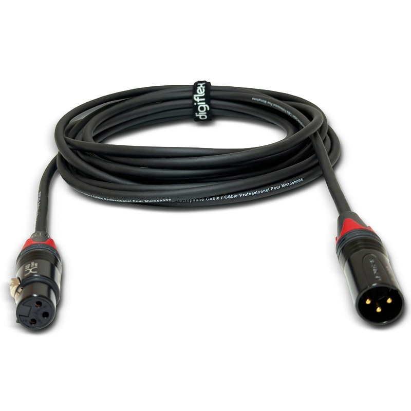 Digiflex NXX40 Limited Edition Ruby Anniversary Series XLR Microphones Cables – 15ft