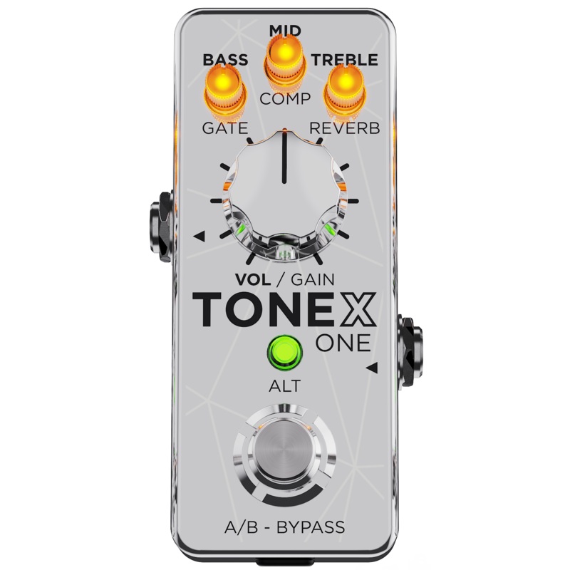 IK Multimedia TONEX ONE Joe Satriani Limited Edition Micro Pedal for AI Machine Modeled Amps, Cabs & Stomps