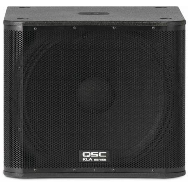 QSC KLA181-B 1000W Powered Subwoofer With Rigging Hardware – 18″ (Black)