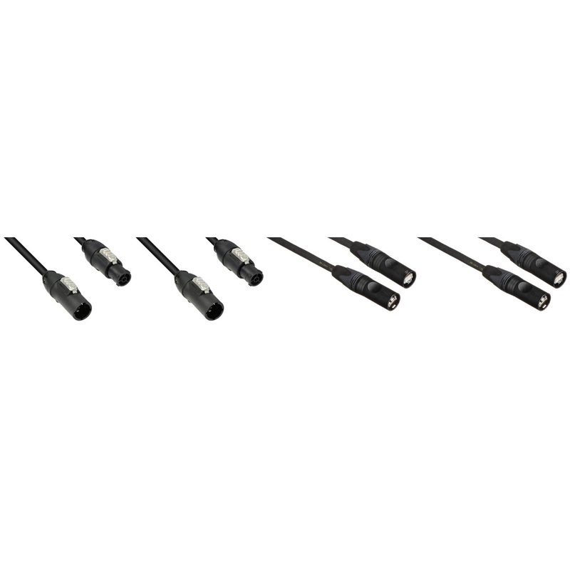 QSC LA-KIT-J-NA Jumper Kit With 2 PowerCoON/EtherCONN – 24in