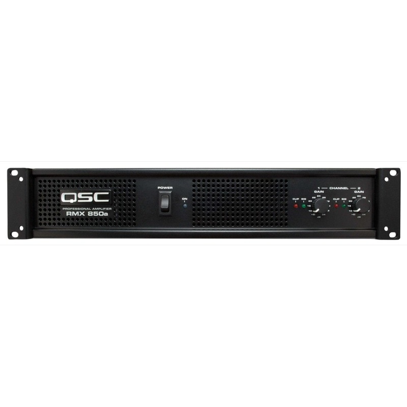 QSC RMX850A 2 Channel Power Amplifier 200 Watts/8 Ohms