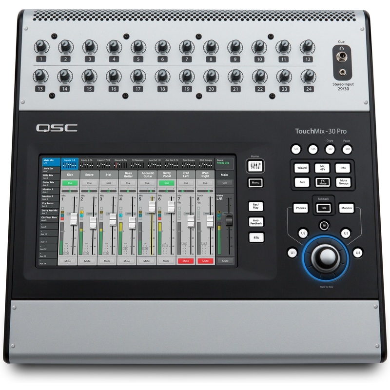 QSC TOUCHMIX-30 30 Channel Digital Mixer With Touch Screen