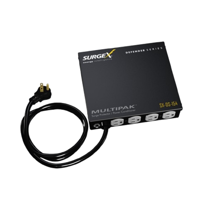 SurgeX SX-DS-154 Multipack Digital Display Surge Suppressor