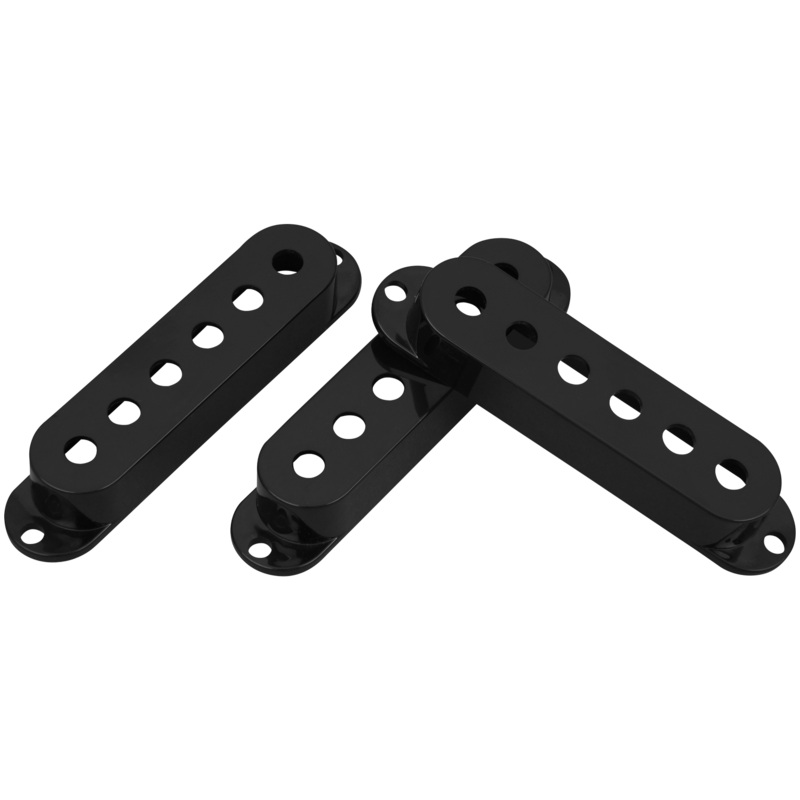 DiMarzio DM2001 Strat Pickup Covers (Black) – Set Of 3