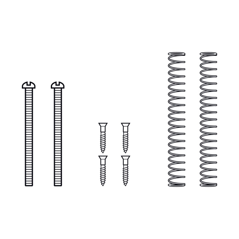 DiMarzio GH1201 Humbucking Mounting Hardware Kit (Chrome) – Bridge Position