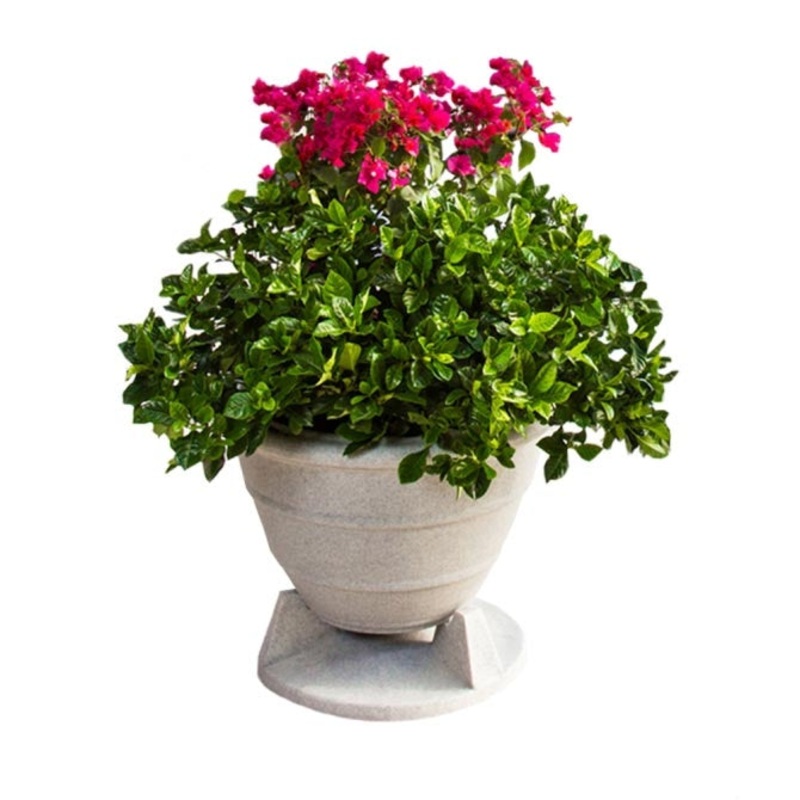 Rockustics OMNIPLANTER-8.0-SSPOT-GG Omnidirectional Outdoor Speaker (Granite Grey) – 8″