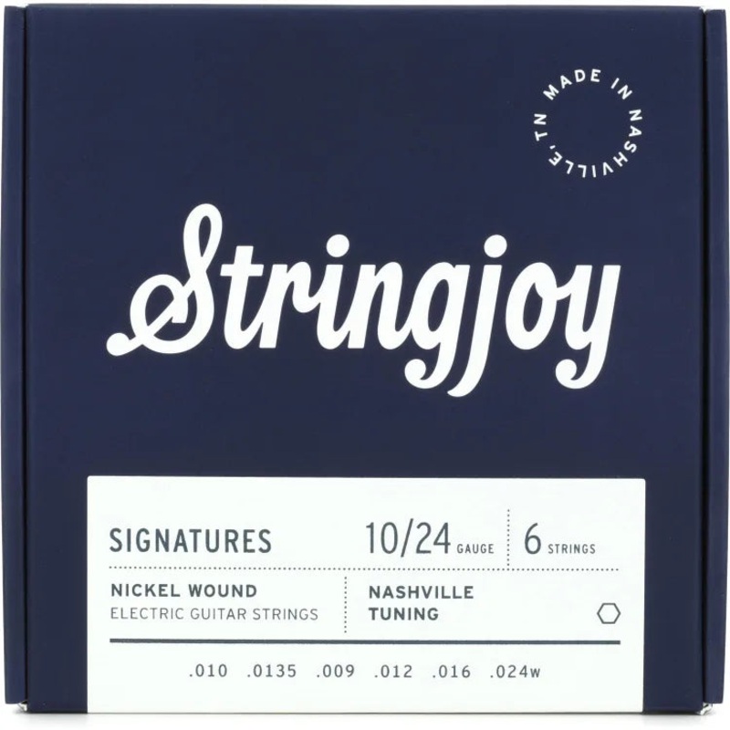 Stringjoy SJ-BAL10N Electric Guitar Strings Nashville Tuning – 10-24