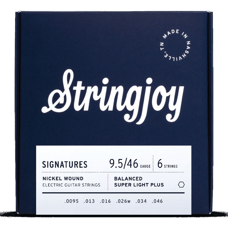 Stringjoy SJ-BAL95 Electric Guitar Strings Balanced Super Light Plus – 9.5-46