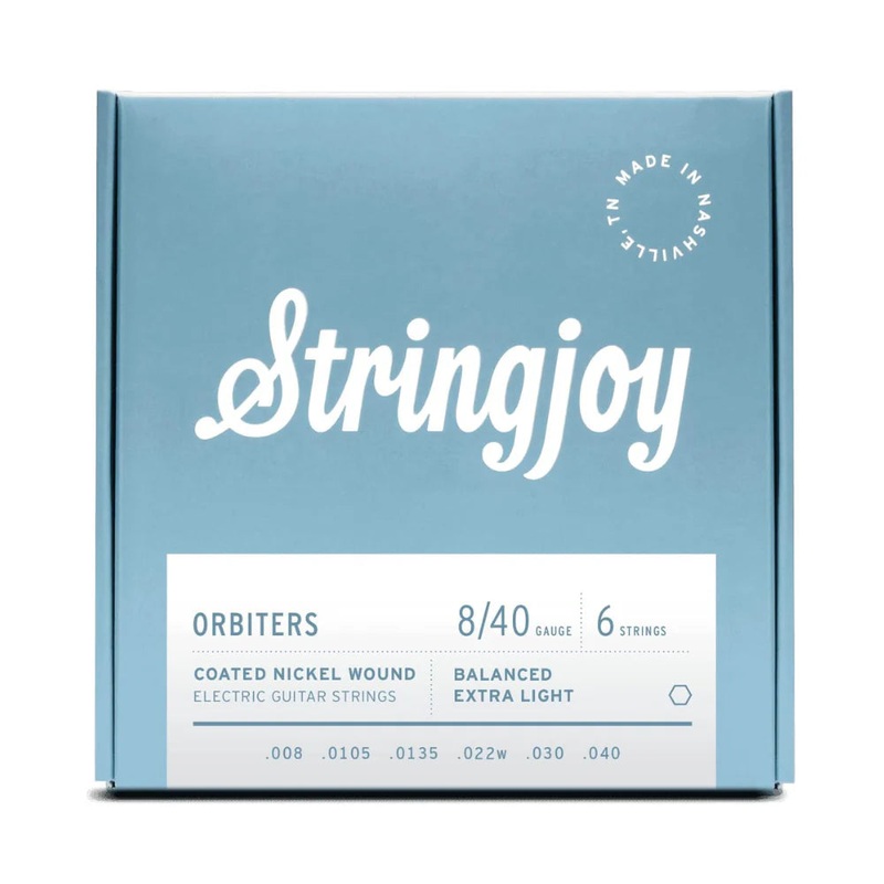Stringjoy SJ-OR0840 Electric Guitar Strings Balanced Extra Light – 8-40