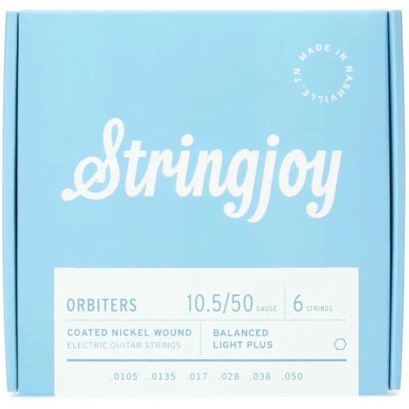 Stringjoy SJ-OR10550 Electric Guitar Strings Balanced Light Plus – 10.5-50