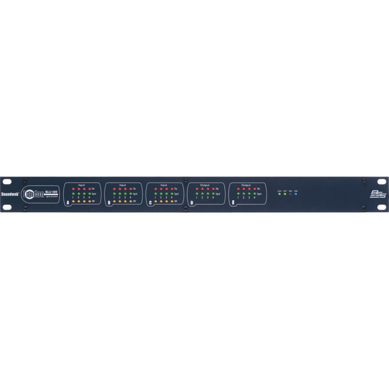 BSS BLU-100 12×8 Signal Processor with BLU Link