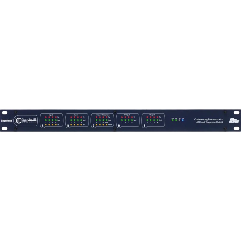 BSS BLU-102 Conferencing Processor With AEC And Telephone Hybrid