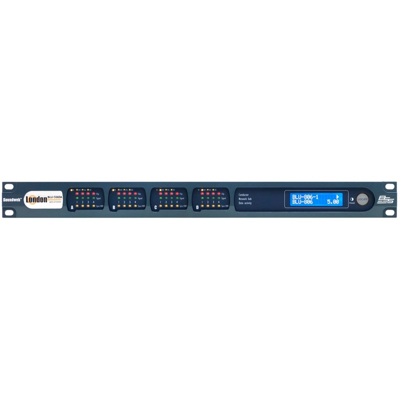 BSS BLU-326DA (BLU-326) I/O Expander With Digital Audio Bus And Dante