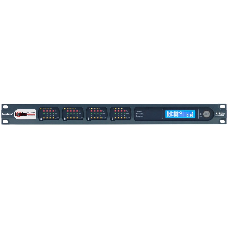 BSS BLU-806DA (BLU-806) Signal Processor with Digital Audio Bus And Dante