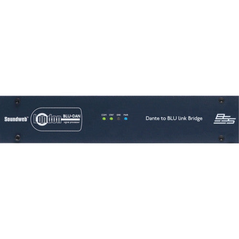BSS BLU-DAN Dante/AES67 To BLU Link Bridge Processor