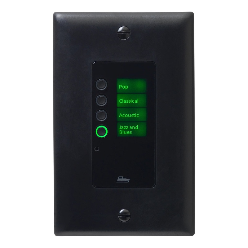 BSS EC-4B-BLK-US Ethernet Controller With 4 Buttons (Black – US)