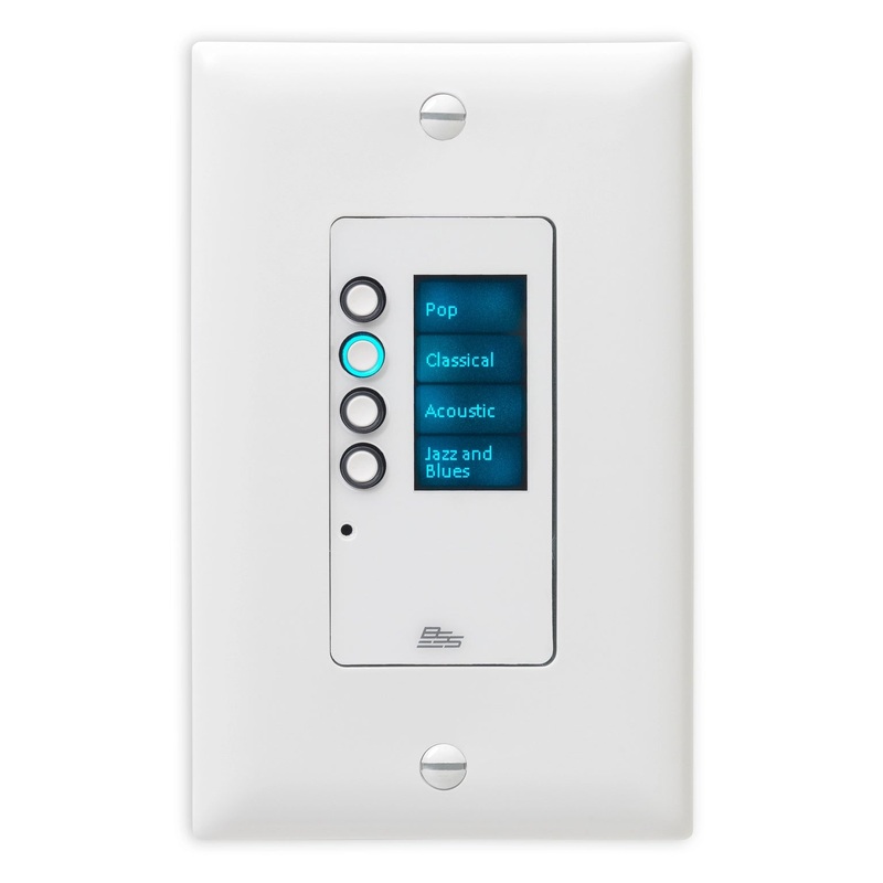 BSS EC-4B-WHT-US Ethernet Controller with 4 Buttons (White – US)