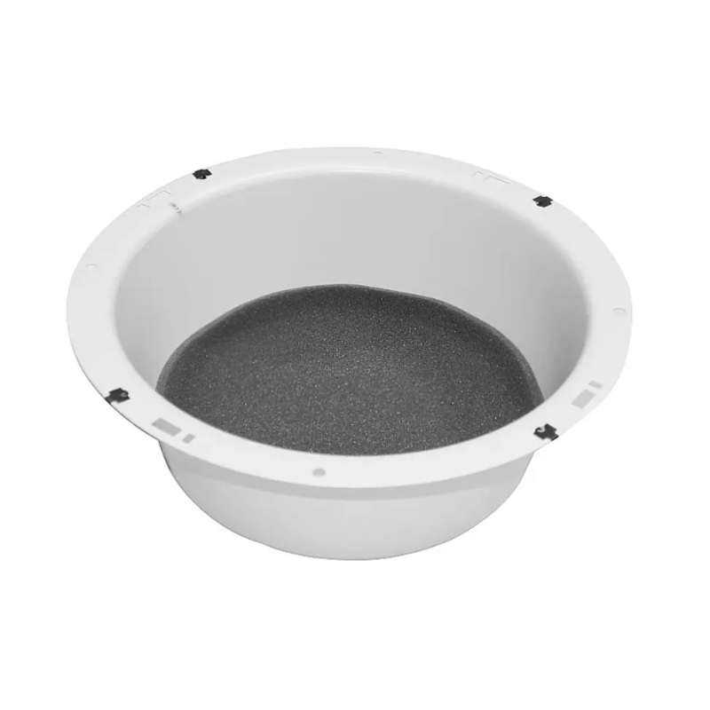 Lowell 8XD4-P Recessed Steel Enclosure with Planished Knockout for 8″ Speaker