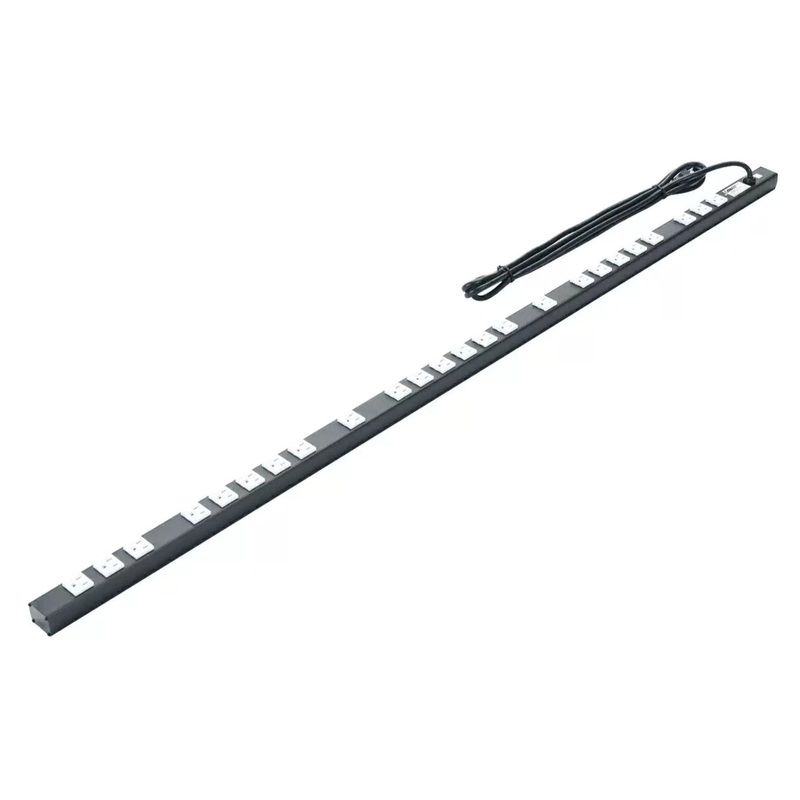 Lowell ACS-1524 Power Strip with 24 15A Outlets Surge Suppression – 60″