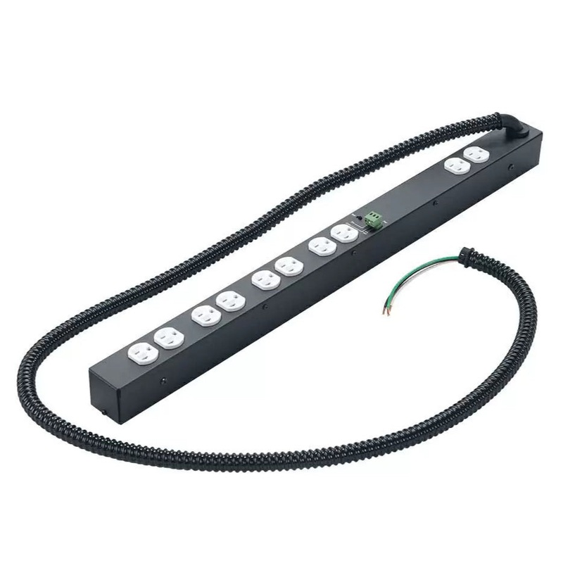 Lowell ACS-2010-RPC-HW Power Strip with 10 20A Outlets Remote Terminal – 30″