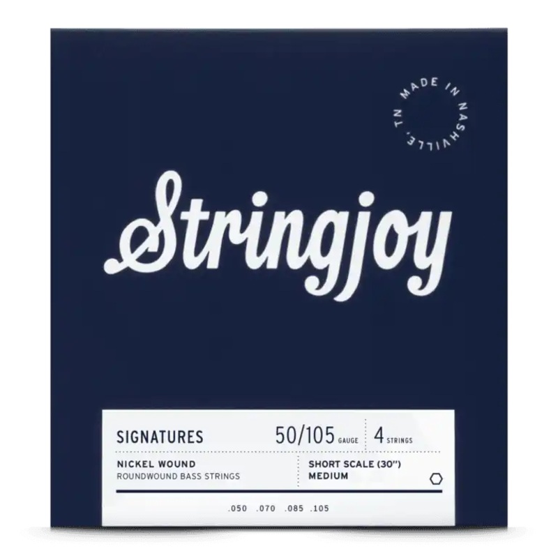 Stringjoy SJ-BA50105SS Electric Bass Strings Medium – 50-105