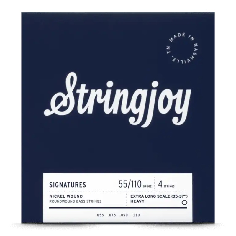 Stringjoy SJ-BA55110XL Electric Bass Strings Heavy – 55-110