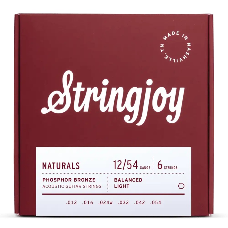 Stringjoy SJ-NB1254 Acoustic Guitar Strings Light  – 12-54