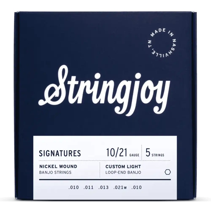 Stringjoy SJ-NW1021 Banjo Strings Custom Light – 10-21