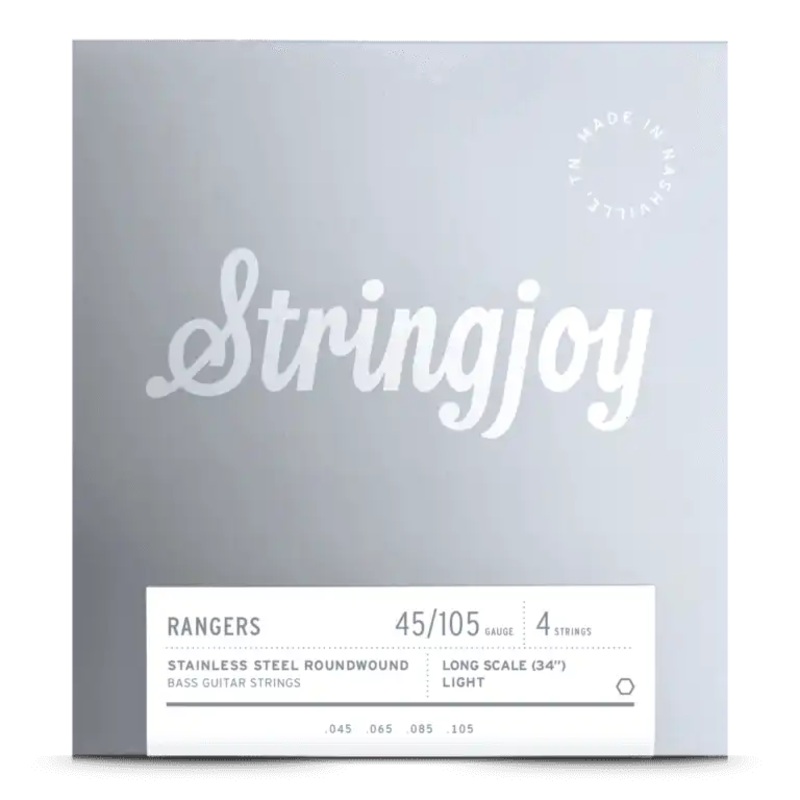 Stringjoy SJ-RA45105LS Electric Bass Strings Light – 45-105