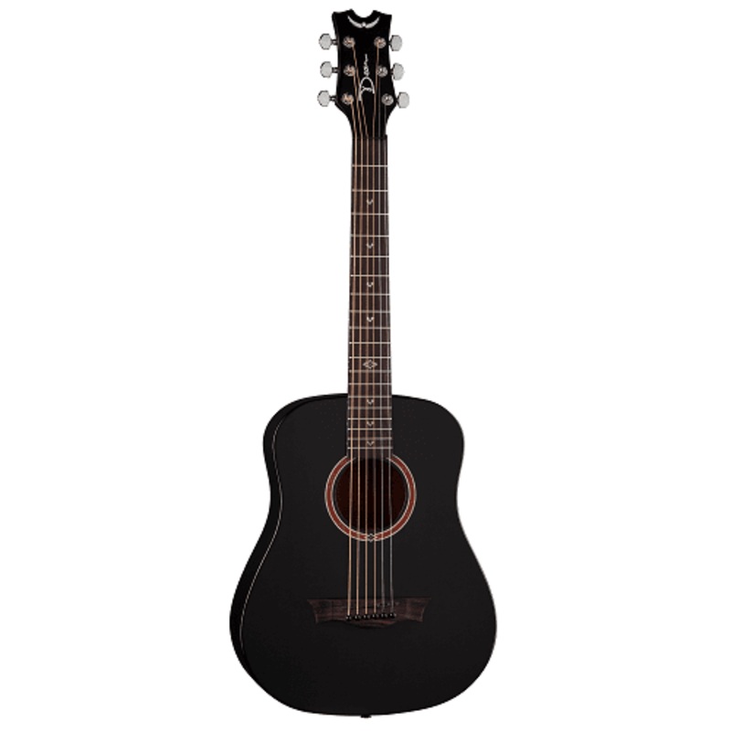 Dean FLIGHT 3/4 Size Acoustic Guitar with Gig Bag (Black)