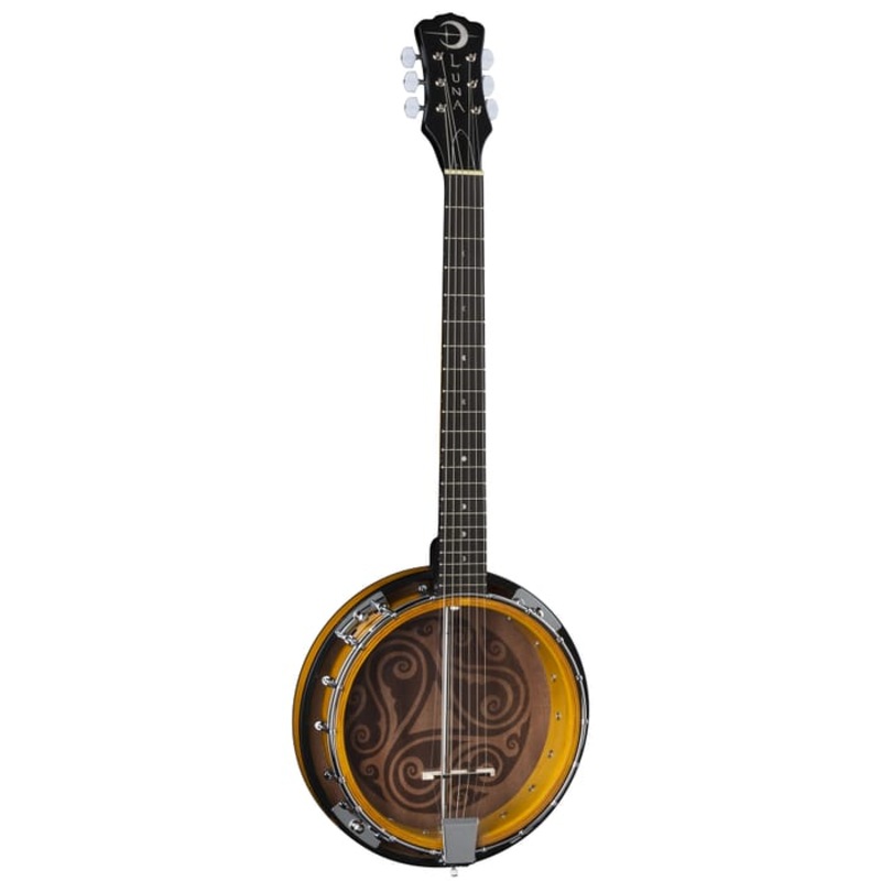 Luna BGB CEL 6 Celtic 6-String Banjo (Tobacco Burst)