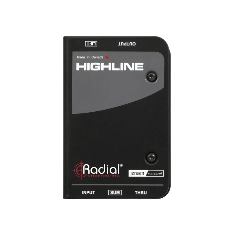Radial Engineering HIGHLINE Passive Line Guitar Amp Isolator