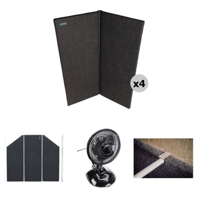 Clearsonic HPC HomePac C Sound-Absorption Baffle and Gobo Drum Isolation Kit