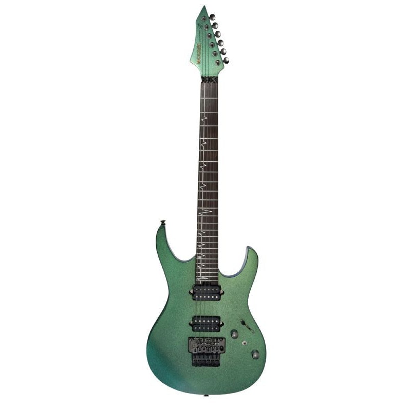 Mooer MMT100FR-AG Electric Guitar (Aurora Green)