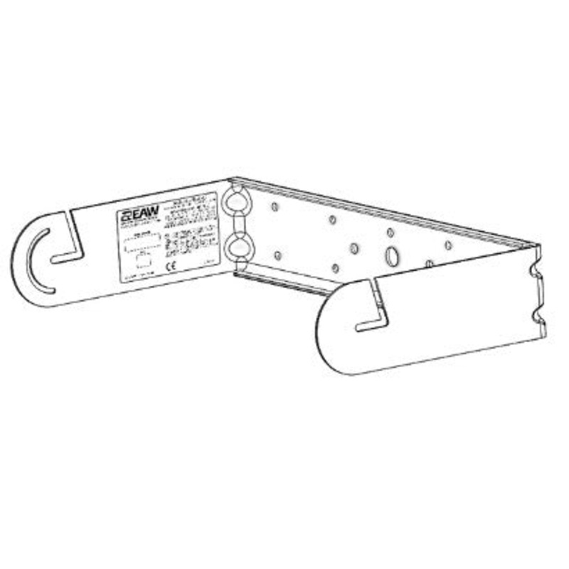 EAW MKD500-UB U-Bracket For MKD500 Series (Black)