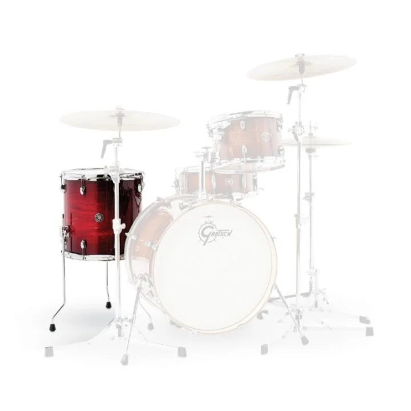 Gretsch Drums CC2-1414F-GCB Catalina Club Floor Tom (Gloss Crimson Burst) – 14″ x 14″