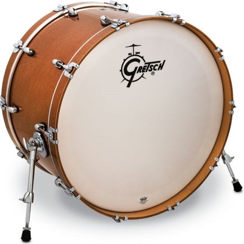 Gretsch Drums CC2-1424B-BS Bass Drum (Bronze Sparkle) – 14″ x 24″