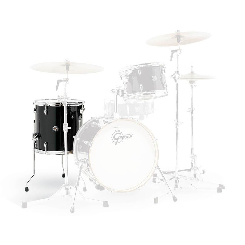 Gretsch Drums CC2-1616F-PB Catalina Club Floor Tom Drum (Piano Black) – 16″ x 16″