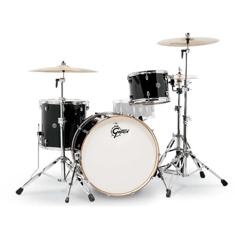 Gretsch Drums CC2-R443C-PB Catalina Club 3-Piece (24/13/16) Shell Pack (Piano Black)