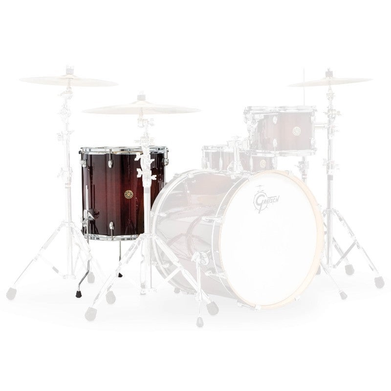 Gretsch Drums CM2-1414F-DCB Catalina Maple Floor Tom (Gloss Dark Cherry Burst) – 14 x 14″