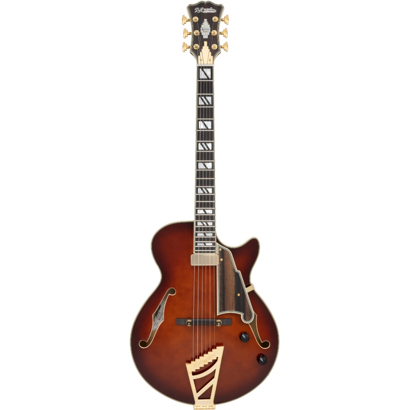 D’Angelico EXCEL SS SOHO Hollow Body Electric Guitar (Amaretto Burst)