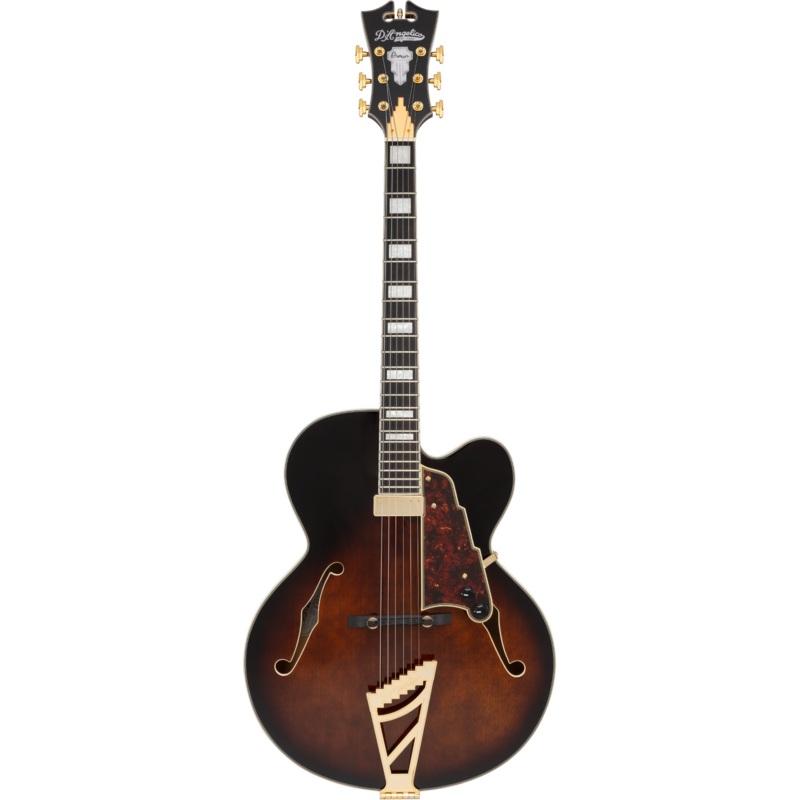 D’Angelico PREMIER EXL-1 Hollow Body Electric Guitar (Brown Burst)