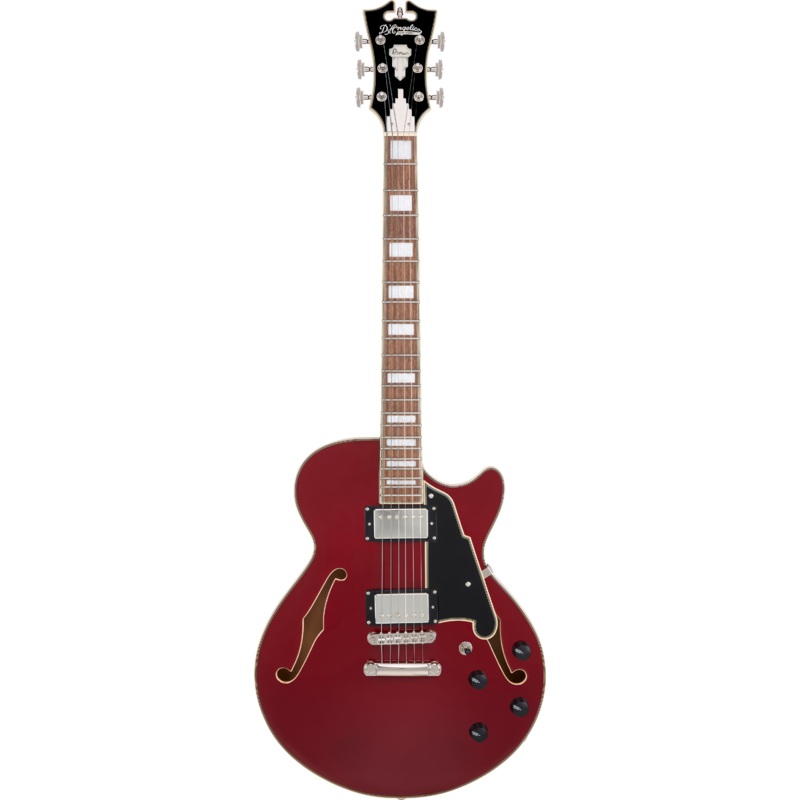 D’Angelico PREMIER SS Semi-Hollow Electric Guitar (Burnt Red)