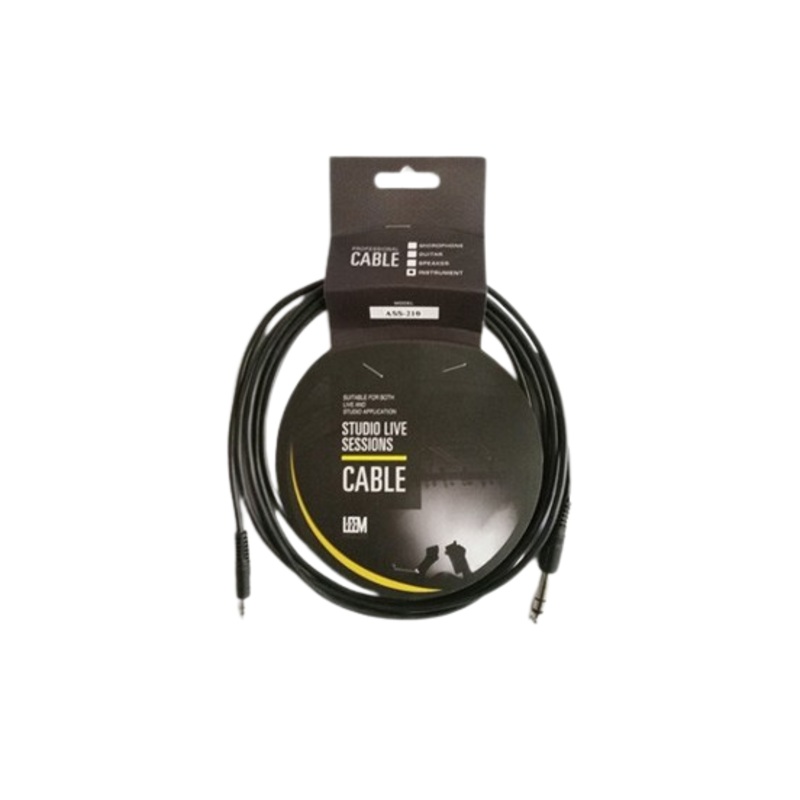 Leem ASS-210 1/8 to 1/4 Stereo Jack – 10′