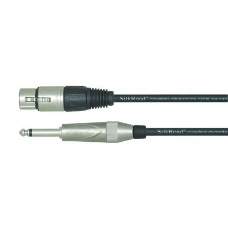 Leem NMH-25 High-Z Microphone Cable (XLR F+1/4″ Plug) – 25ft
